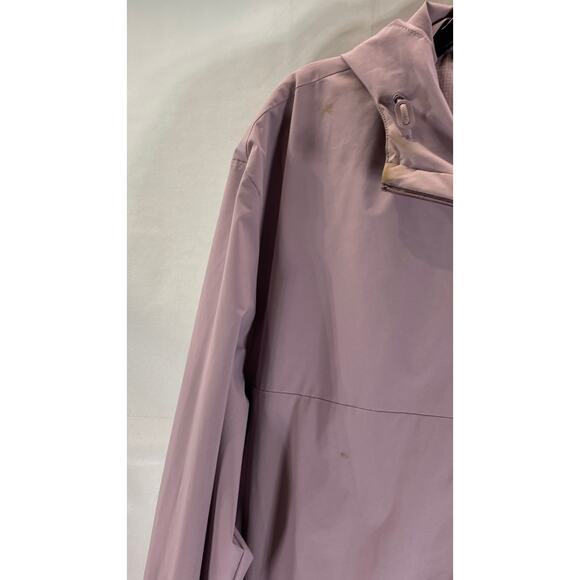 BR STANDARD Women's Mauve Popover Hooded Lightweight Jacket SZ L - Picture 3 of 13